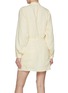 Back View - Click To Enlarge - LE KASHA - Belted Linen Shirt Dress