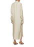 Back View - Click To Enlarge - LE KASHA - Pinstripe Silk Shirt Dress