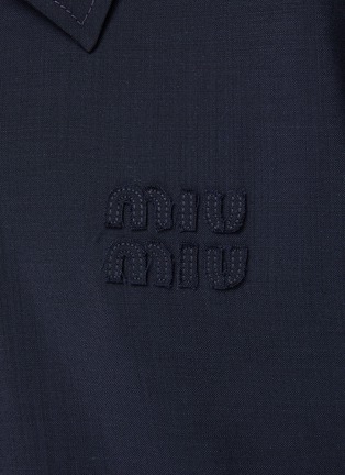  - MIU MIU - Logo Mohair Blouson Jacket