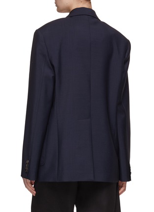 Back View - Click To Enlarge - MIU MIU - Single Breasted Mohair Blazer