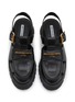 Detail View - Click To Enlarge - ALEXANDER WANG - Carter Cage Leather Sandals