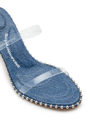 Detail View - Click To Enlarge - ALEXANDER WANG - Nova 85 Strappy Pvc Sandals