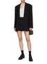 Figure View - Click To Enlarge - PRADA - High Waist Tailored Shorts