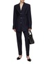 Figure View - Click To Enlarge - PRADA - Single Breasted Belted Waist Blazer