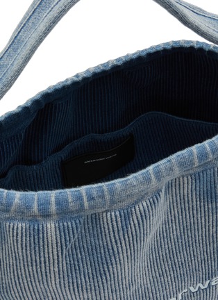 Detail View - Click To Enlarge - ALEXANDER WANG - Large Ryan Cotton Ribbed Knit Bag