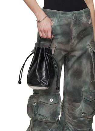 Figure View - Click To Enlarge - ALEXANDER WANG - Mini Dome Patent Leather Bucket Bag