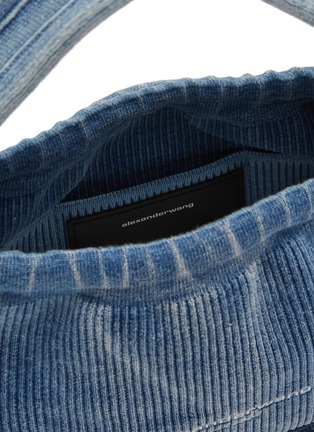 Detail View - Click To Enlarge - ALEXANDER WANG - Small Ryan Cotton Ribbed Knit Bag