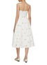Back View - Click To Enlarge - MING MA - Lace Trim Embroidered Cami Dress