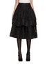 Main View - Click To Enlarge - MING MA - Double Layer Jacquard Skirt