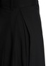 - BALENCIAGA - Side And Back Pleat Maxi A-Line Wool Skirt