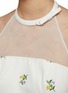 - MING MA - Halter Neck Embroidered Mini Dress