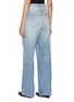 Back View - Click To Enlarge - R13 - Wideleg Crossover Light Washed Jeans