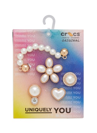 Main View - Click To Enlarge - CROCS - Dainty Pearl Jewelry Jibbitz Charms — Set of 5