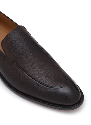 Detail View - Click To Enlarge - TESTONI - Valdobbiadene P.rapid Leather Loafers