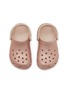 Figure View - Click To Enlarge - CROCS - Classic Glitter Toddlers Clog