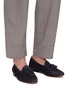 Figure View - Click To Enlarge - BAUDOIN & LANGE - Sagan Classic Tassels Suede Loafers