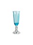 Main View - Click To Enlarge - MARIO LUCA GIUSTI - Dolce Vita Champagne Flute — Turquoise