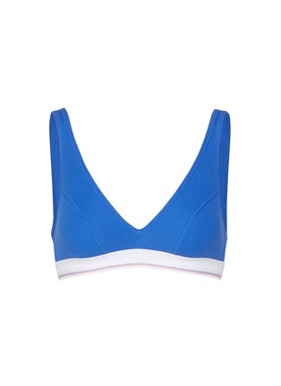 Main View - Click To Enlarge - ALEXANDERWANG - V-Neck Ribbed Bralette