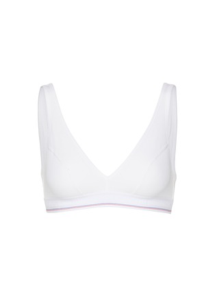 Main View - Click To Enlarge - ALEXANDERWANG - V-Neck Ribbed Bralette