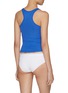 Back View - Click To Enlarge - ALEXANDERWANG - Classic Ribbed Racerback Cotton Tank Top