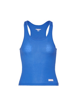 Main View - Click To Enlarge - ALEXANDERWANG - Classic Ribbed Racerback Cotton Tank Top