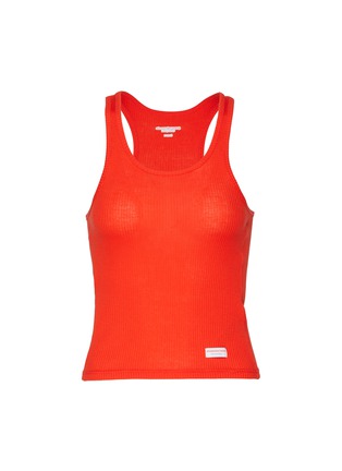 Main View - Click To Enlarge - ALEXANDERWANG - Classic Ribbed Racerback Cotton Tank Top