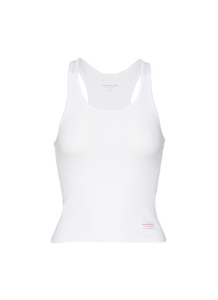 Main View - Click To Enlarge - ALEXANDERWANG - Classic Ribbed Racerback Cotton Tank Top