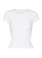 Tシャツ・カットソー THE ROW Women Tops 8874 WHITE Chiara T-Shirt White in Organic Cotton – The Row