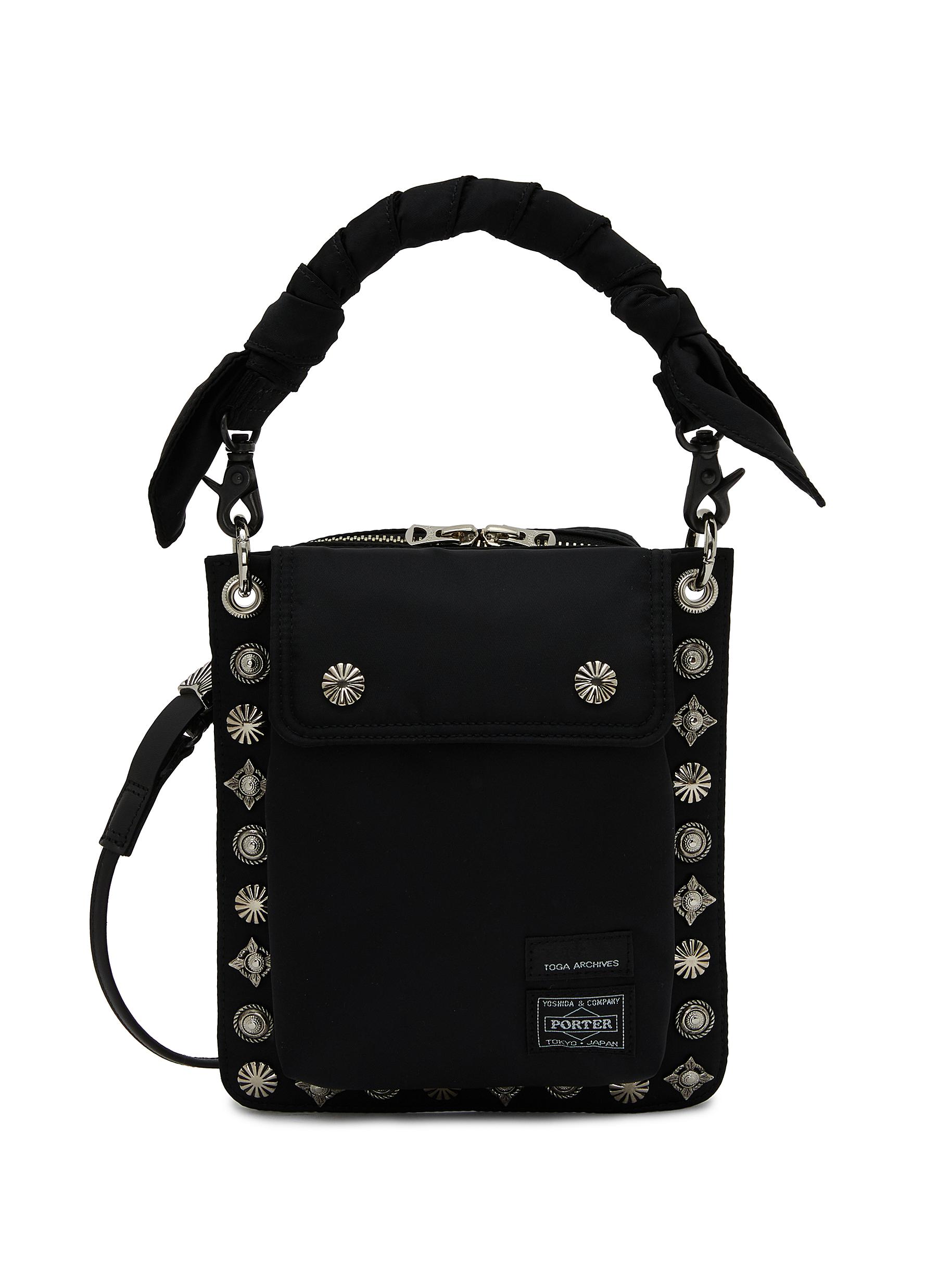 Stud Embellished Crossbody Pouch