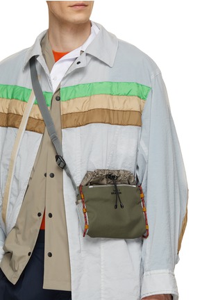 KOLOR BEACON | Drawstring Crossbody Bag | Men | Lane Crawford