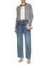 Figure View - Click To Enlarge - MO&CO. - Wool Cropped Jacket