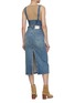 Back View - Click To Enlarge - MO&CO. - Dungaree Denim Skirt