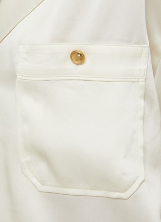  - MO&CO. - Utility Pocket Tie Hem Shirt