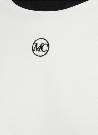  - MO&CO. - Logo Cropped Varsity T-Shirt