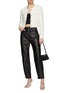 Figure View - Click To Enlarge - MO&CO. - Frayed Trim Cropped Jacket