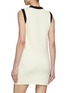Back View - Click To Enlarge - MO&CO. - Contrast Trim Mini Dress