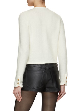 Back View - Click To Enlarge - MO&CO. - Wool Cropped Jacket