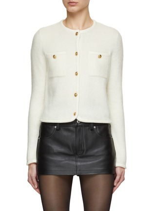 Main View - Click To Enlarge - MO&CO. - Wool Cropped Jacket