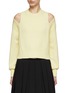 Main View - Click To Enlarge - MO&CO. - Cold Shoulder Wool Sweater