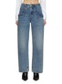 Main View - Click To Enlarge - MO&CO. - Braided Trim Jeans