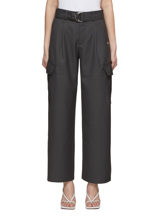 Main View - Click To Enlarge - MO&CO. - Utility Belted Pants