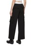 Back View - Click To Enlarge - MO&CO. - Contrast Waistband Pants
