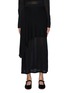 Main View - Click To Enlarge - RUOHAN - Tie Motif Knit Skirt