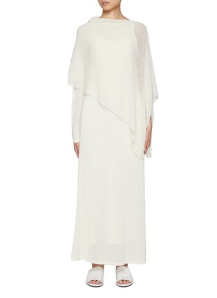 Main View - Click To Enlarge - RUOHAN - Knit Cape Dress