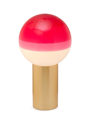 Main View - Click To Enlarge - MARSET - Dipping Light Table Lamp — Pink/Brass