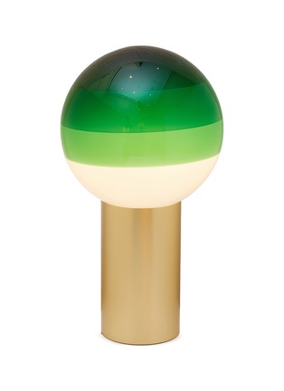 Main View - Click To Enlarge - MARSET - Dipping Light Table Lamp — Green/Brass