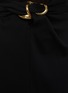  - JACQUES WEI - Brass Buckle Tied Asymmetrical Midi Skirt