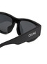 Detail View - Click To Enlarge - CELINE - Monochroms Acetate Round Sunglasses