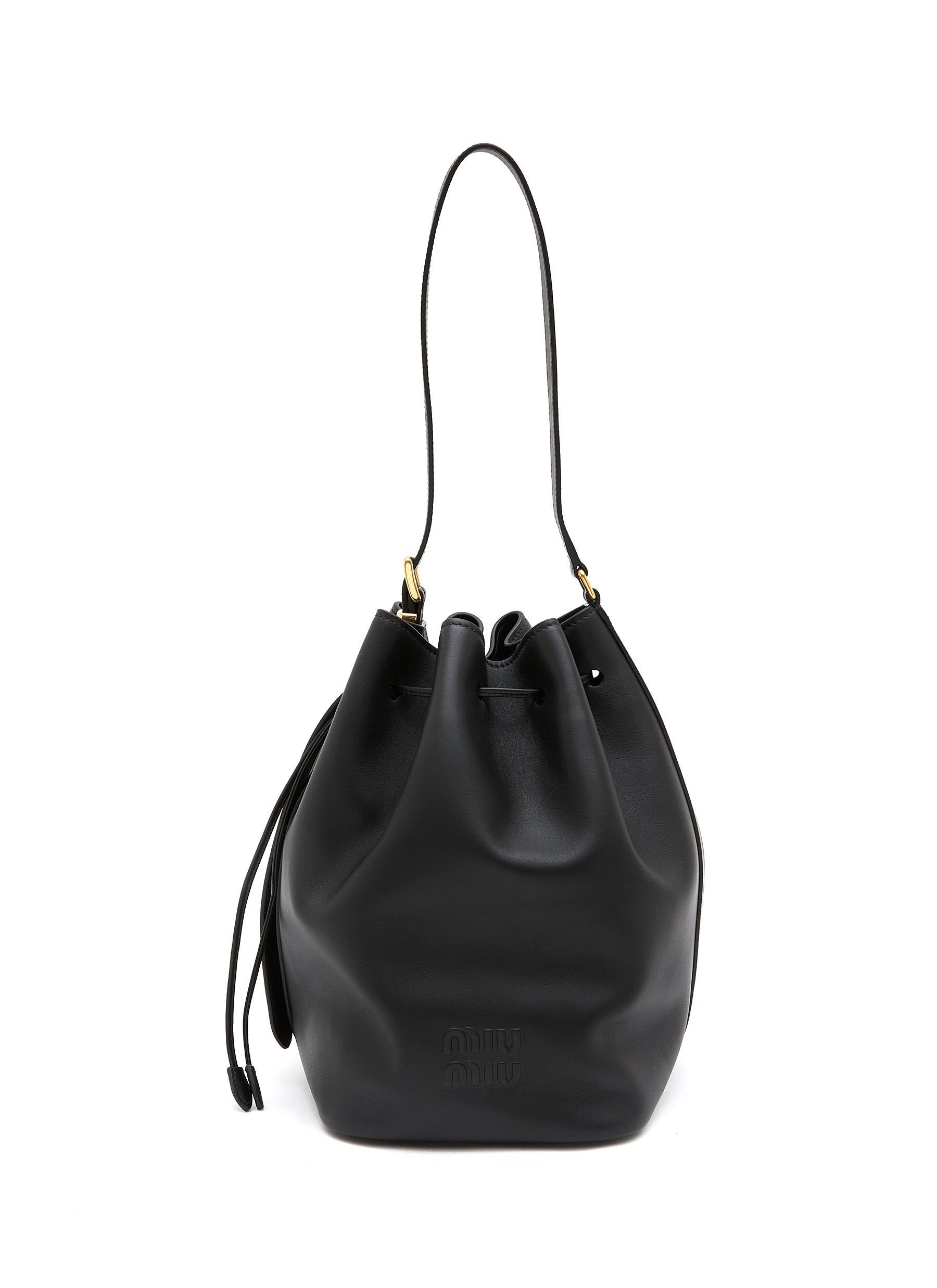 MIU MIU Leather Bucket Bag Women Lane Crawford