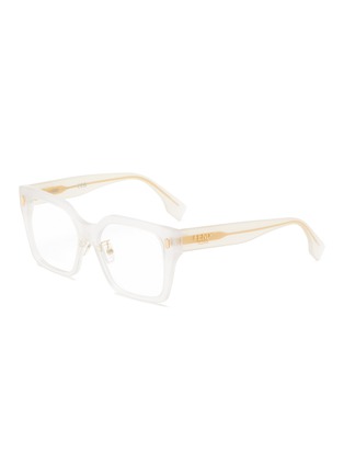 Main View - Click To Enlarge - FENDI - Fendi Roma Acetate Square Optical Glasses